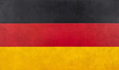 Germany flag with old texture grunge and vintage