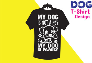 Dog mom T-Shirt Design