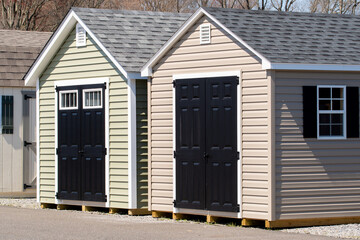 beautiful new shed wooden storage