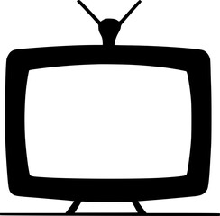 television icon vector symbol design illustration - obrazy, fototapety, plakaty