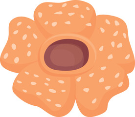 Floral plant icon cartoon vector. Tropical flower. Botanical asia