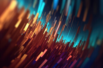 Ultra futurist tech abstract background. Generative AI