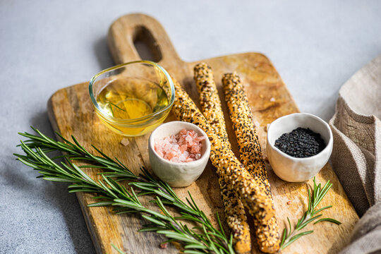 Cooking concept with rosemary herb