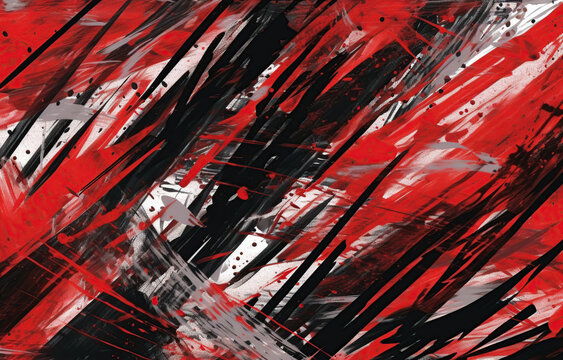 red brush stroke textured background Generative AI © Paula