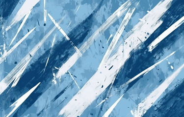 blue brush stroke textured background Generative AI