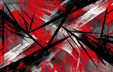 red brush stroke textured background Generative AI