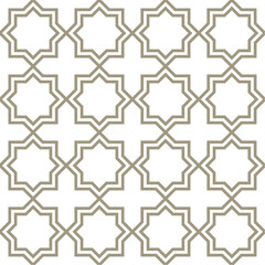 Fototapeta na wymiar A geometric pattern with the word Ramadan on a white background