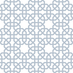 A seamless pattern with a gray geometrical ornament
