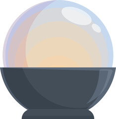 Ball lamp icon cartoon vector. Home light. Room furniture