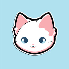 Cat Portrait mascot Logo