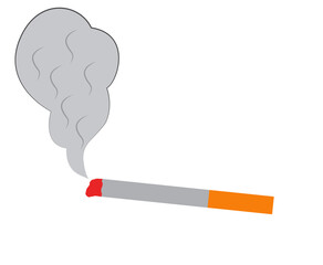 cigarette isolated on white