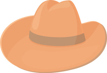 Cowboy hat icon cartoon vector. Rodeo texas. West accessory
