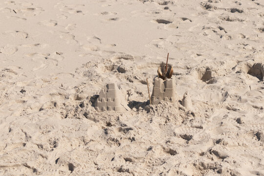 This pretty sand castle sat here in the middle of the beach when I took this picture. This is a pretty picture that almost takes you back to being a kid and playing in the pretty brown sand.