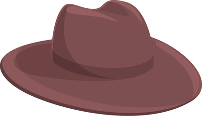 American cowboy hat icon cartoon vector. Western rodeo. West clothing