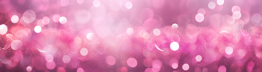 Obraz na płótnie Canvas Pink glitters with a blurry background