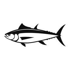 tuna fish logo design icon vector illustration