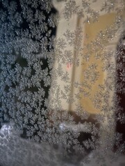 ice on the window