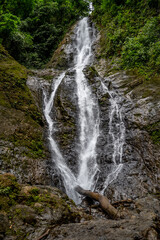  Long exposure of a waterfall in Costa Rica rain forest