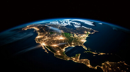 Fototapeta premium globe on the background of the earth