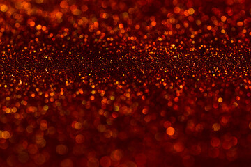 Shiny particles of metallic paint