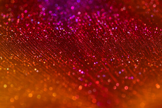 Shiny particles of metallic paint