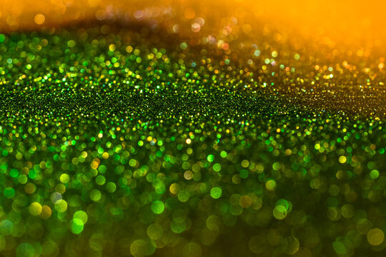 Shiny particles of metallic paint