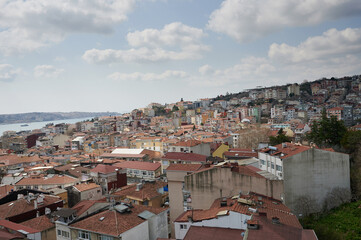 Residential building in Istanbul city