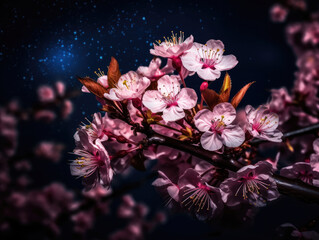 Naklejka na ściany i meble cherry blossom in spring