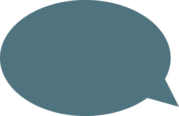 teal circle speech bubble clipart