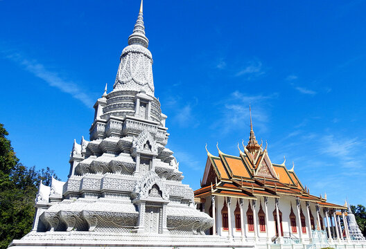 Silver Pagoda in Phnom Penh, Cambodia