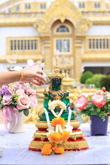 Songkran festival of Thailand. Thailand culture 