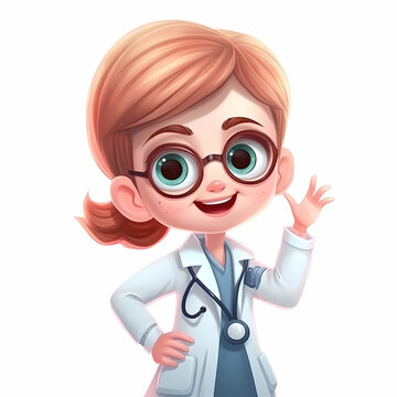 recommend clip art: Doctor illustration. Generative AI