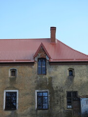the castle waldau in east prussia, detail