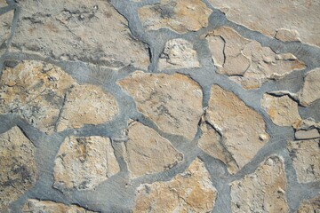 Rough cobblestone ground texture
