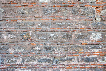 old brick wall surface and texture details