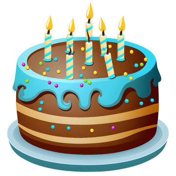 Images Of Birthday Cakes Clip Art