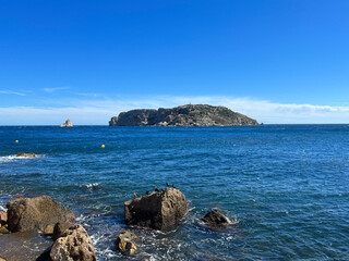Islas Medas in front of the coast of L'Estartit