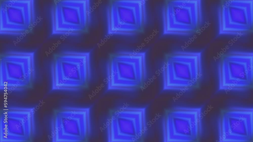 Poster repeating pattern with diamonds and blinks. motion. diamond-shaped pattern in kaleidoscopic style wi
