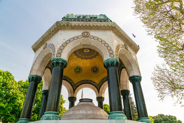 German Fountain by Sultan Ahmet Mosque, Istanbul, Turkey