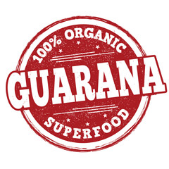 Guarana grunge rubber stamp