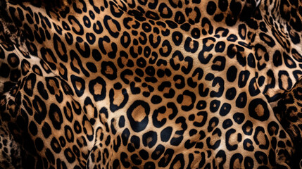 panther pattern fabric. full frame. top view. Generated AI