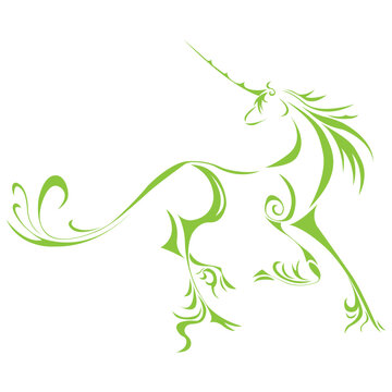Beautiful patterned unicorn. tattoo. lacy horse. horse.
. png jpg photo vector illustration picture
