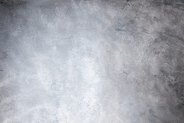 Top view of white light on gray distressed isolated background