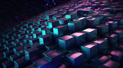 Obraz premium abstract background with cubes