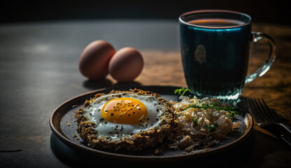 Breakfast, Egg, Coffee
