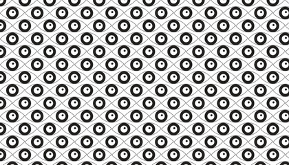Seamless pattern design with people eyes .