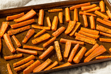 Homemade Organic Roasted Carrots