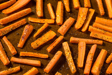 Homemade Organic Roasted Carrots