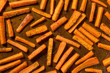 Homemade Organic Roasted Carrots
