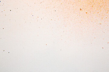 above view dark paints on white surface artist photo bright art painting frame color exhibition